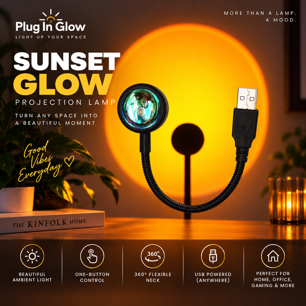 Sunset Glow Projection Lamp