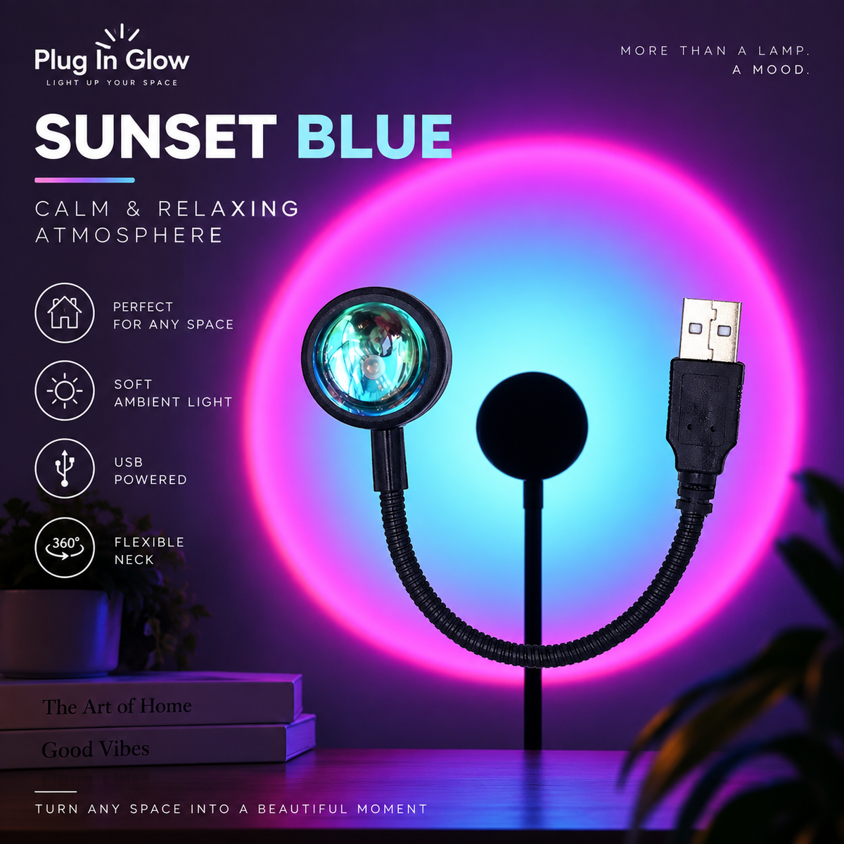 Sunset Glow Projection Lamp