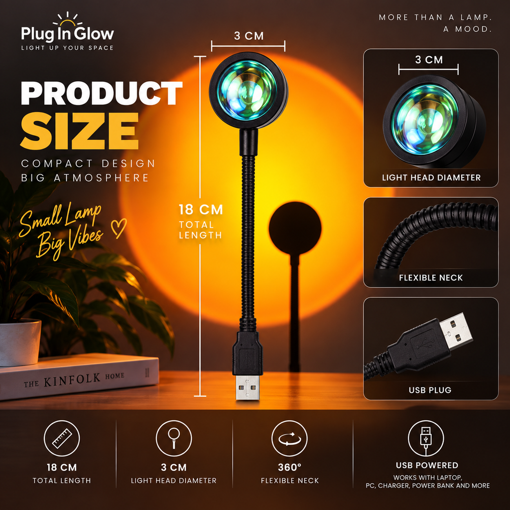 Sunset Glow Projection Lamp