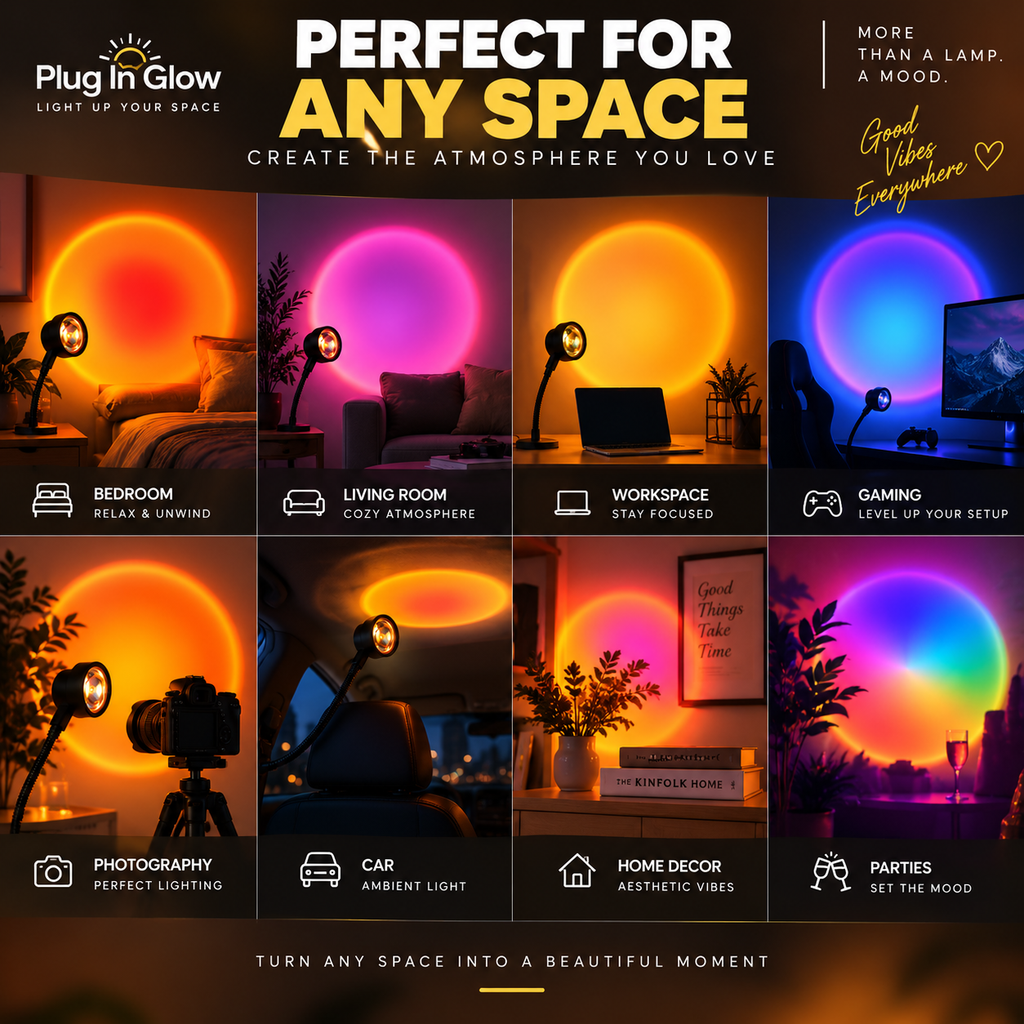 Sunset Glow Projection Lamp